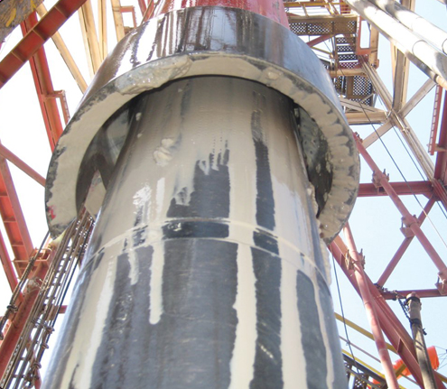Casing exit system equipment on an oil rig