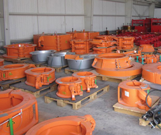 Casing and tubing handling equipment in a warehouse