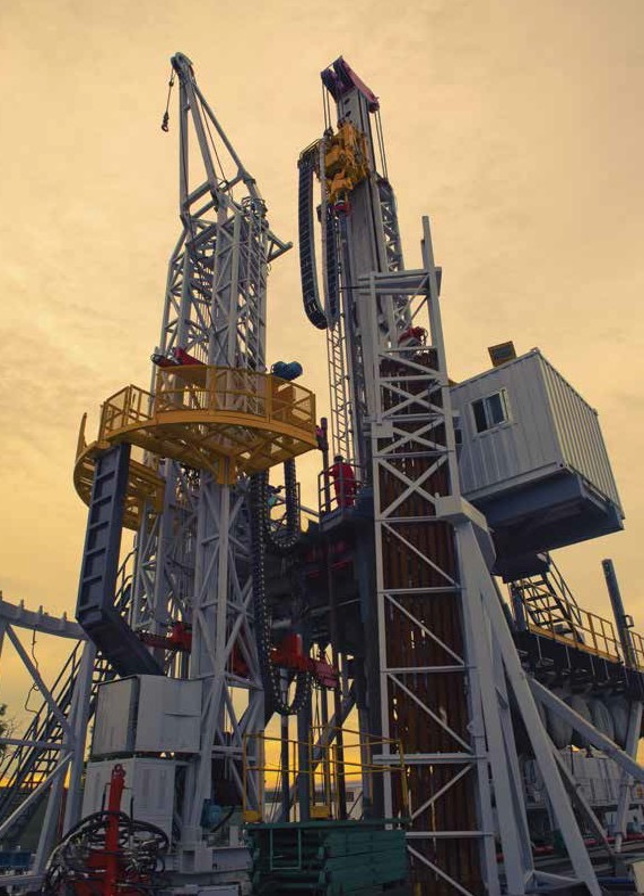 Summit International drilling rig operations in the field