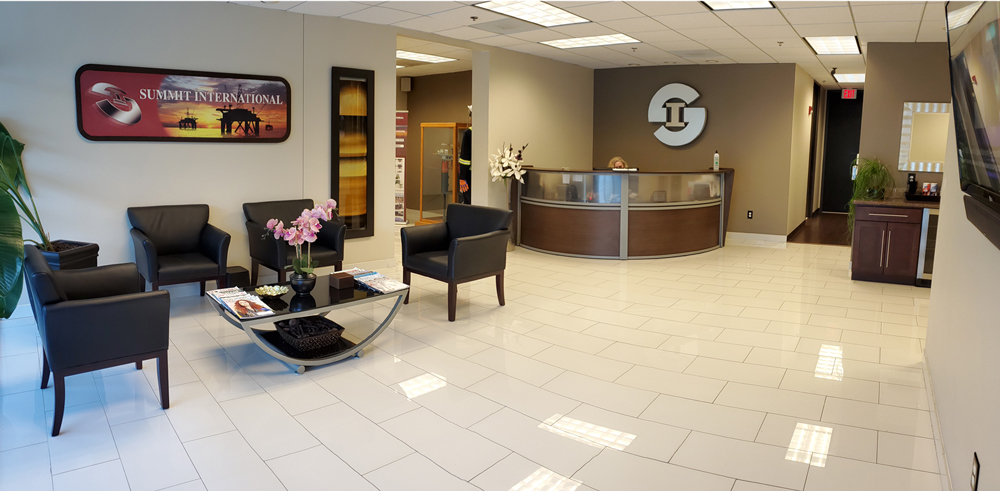 Summit International corporate office lobby