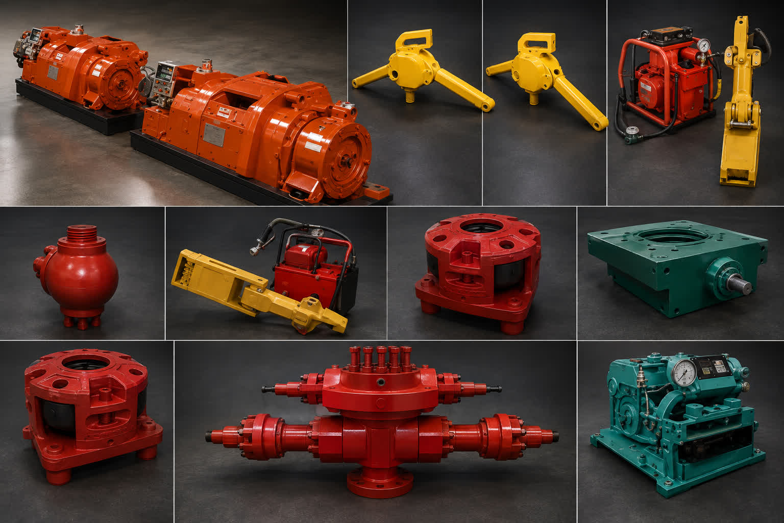 Various oilfield equipment and manufactured products