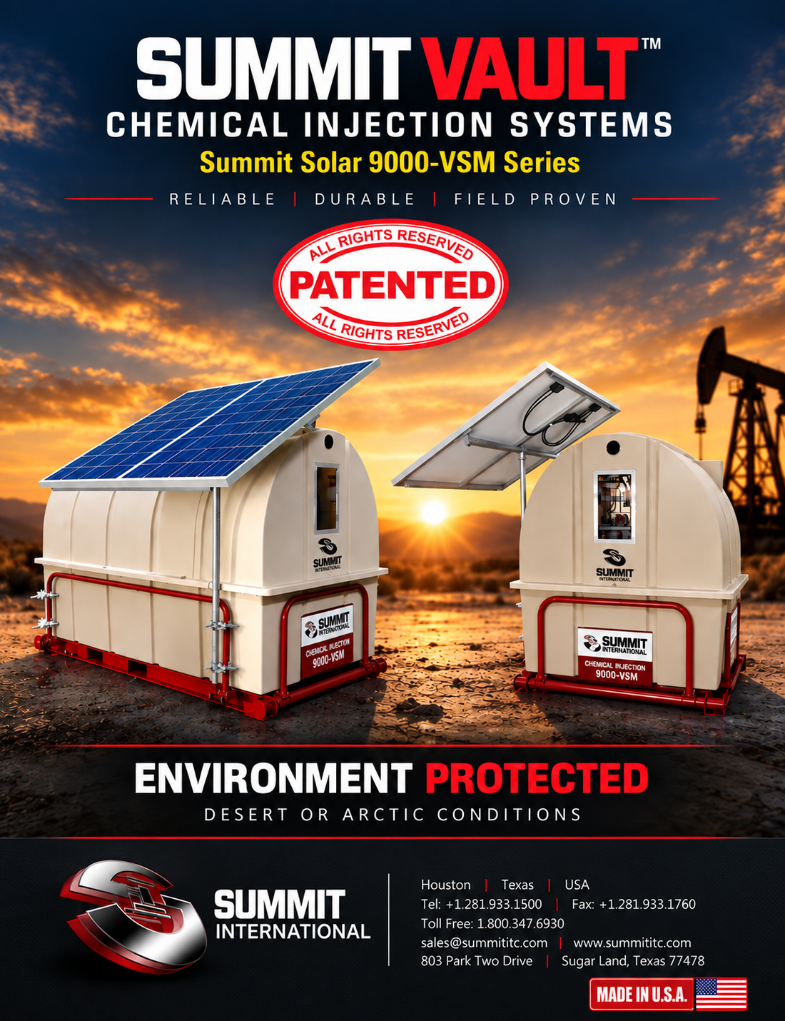 SUMMIT VAULT™ Chemical Injection Systems