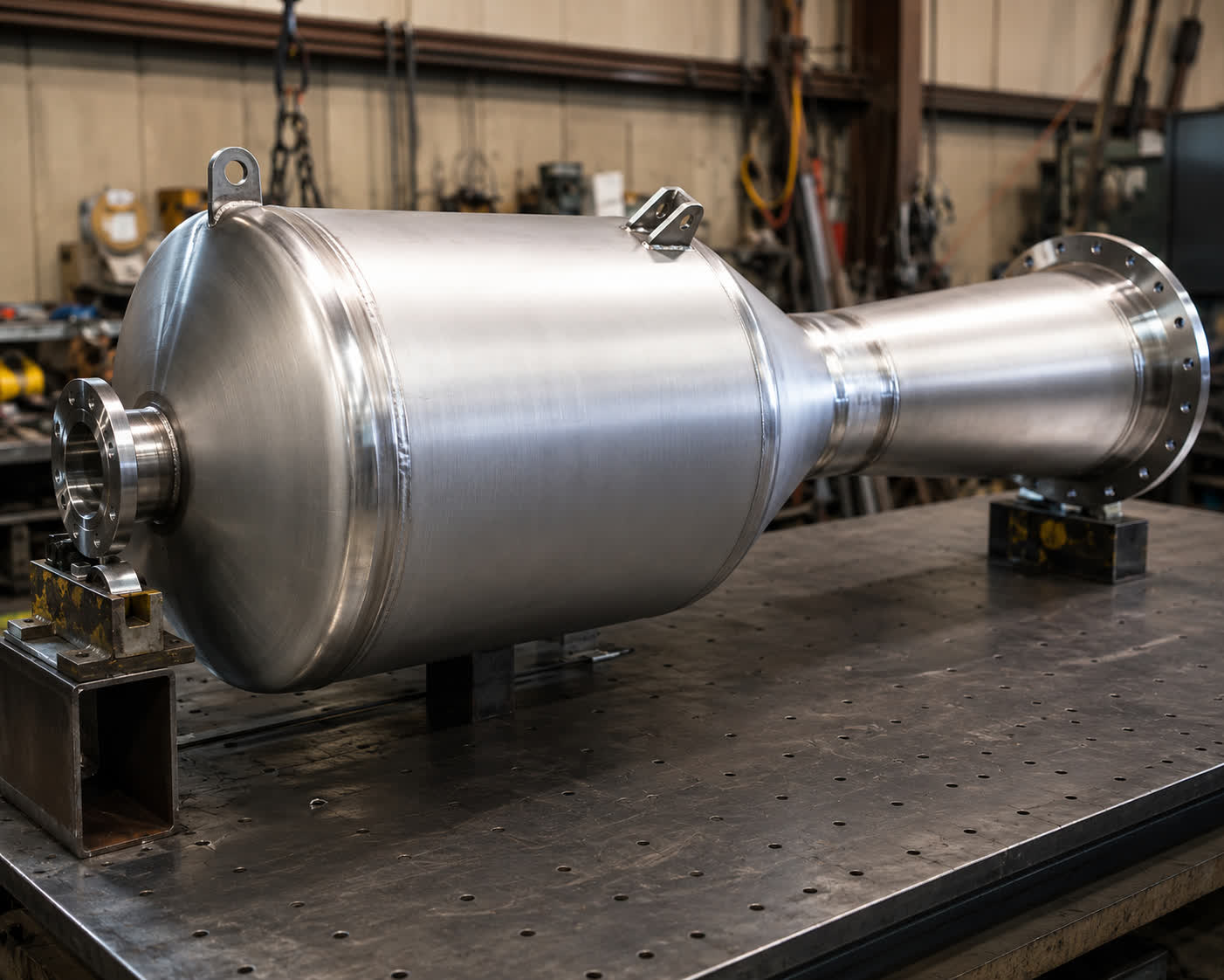 Tri Flo Tech flow meter vessel in fabrication
