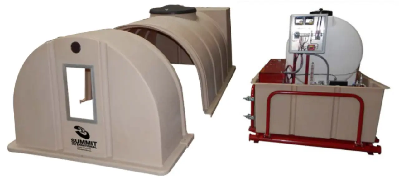 Durable 2 Piece Molded System Cover and Reservoir